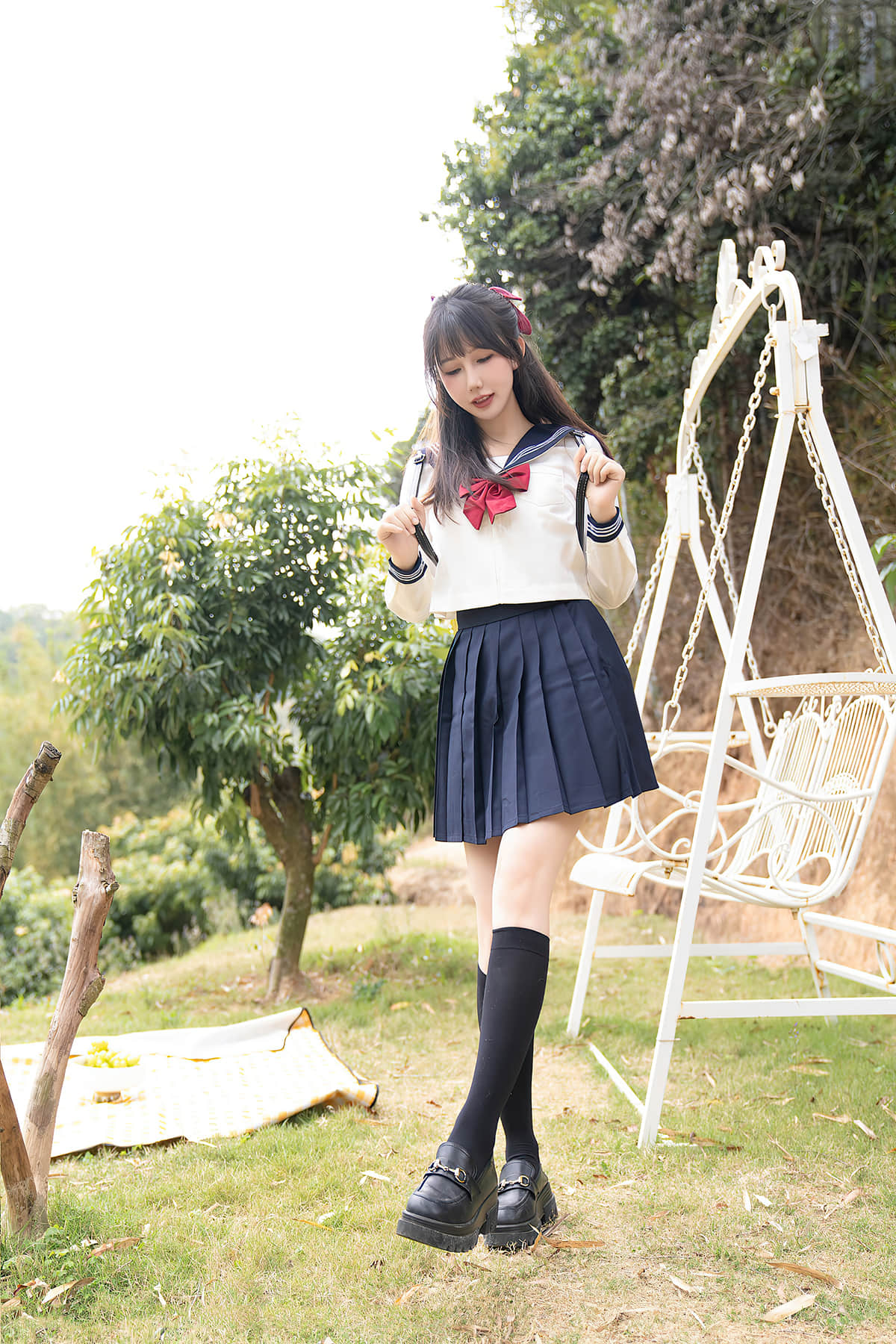 波巧酱JK制服黑丝绝对领域