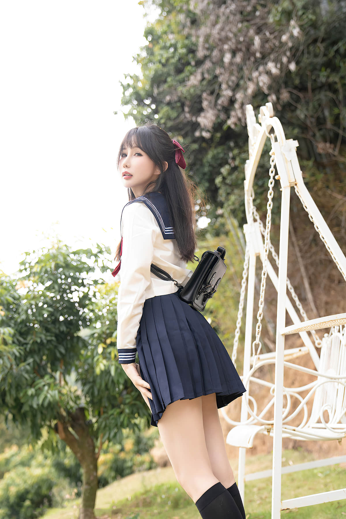 波巧酱jk制服黑丝绝对领域