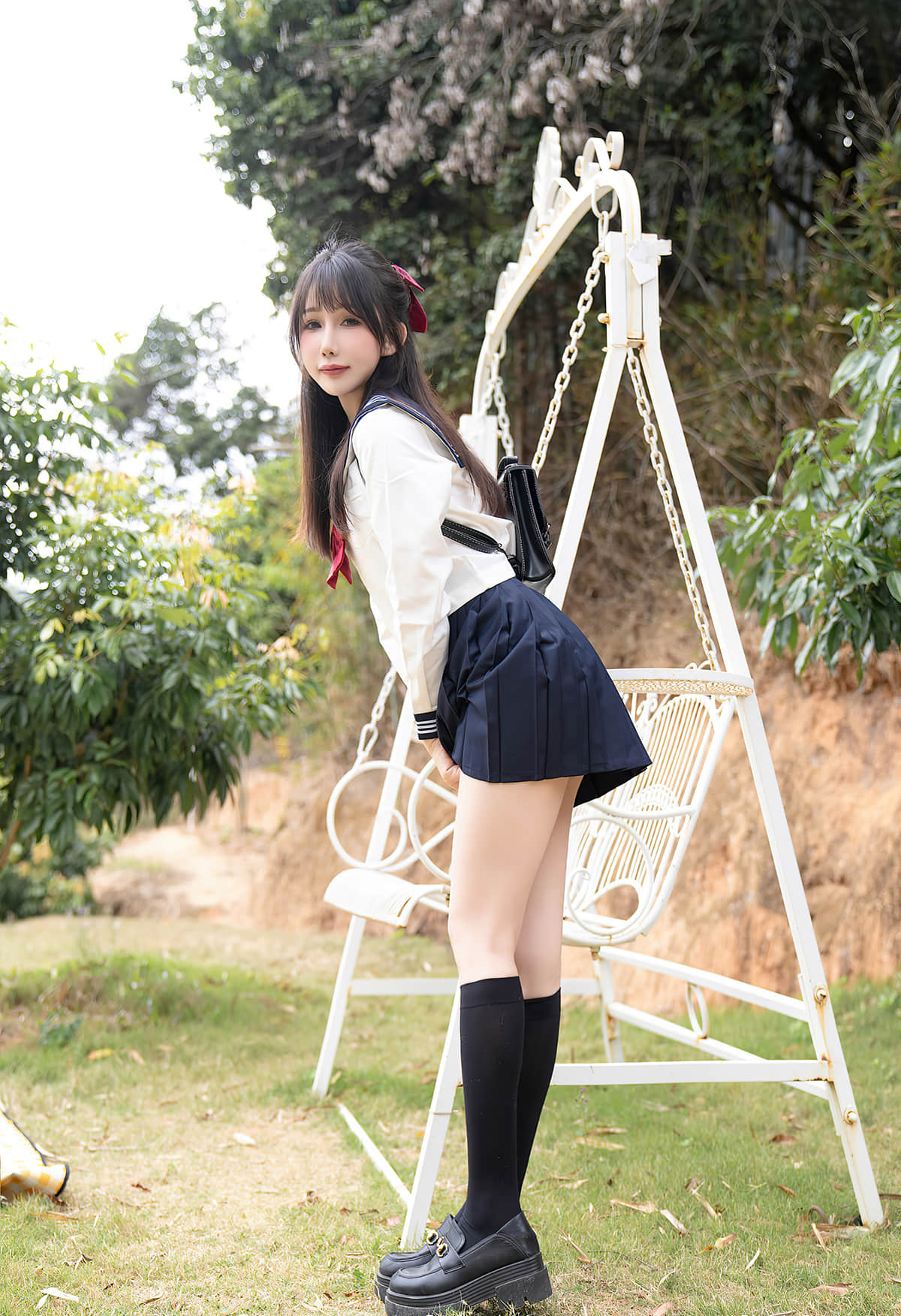 波巧酱jk制服黑丝绝对领域