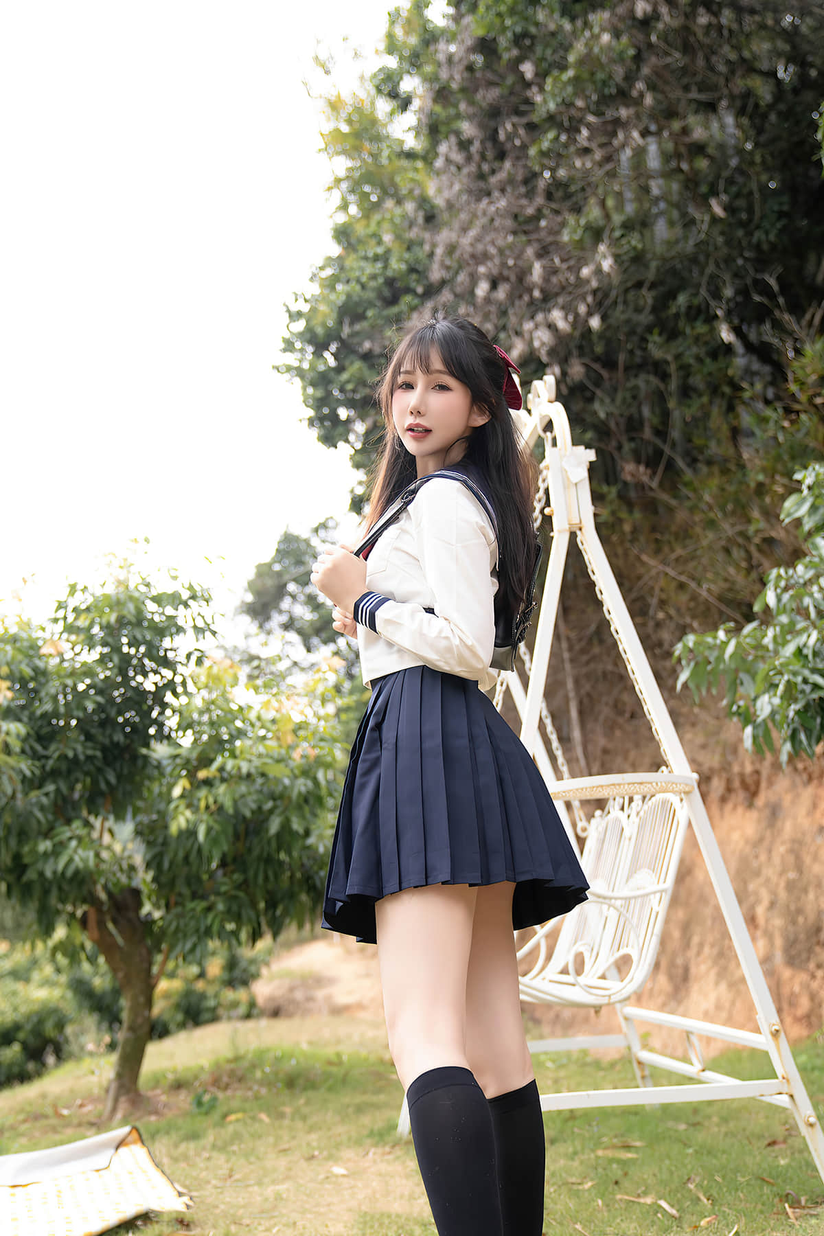 波巧酱jk制服黑丝绝对领域