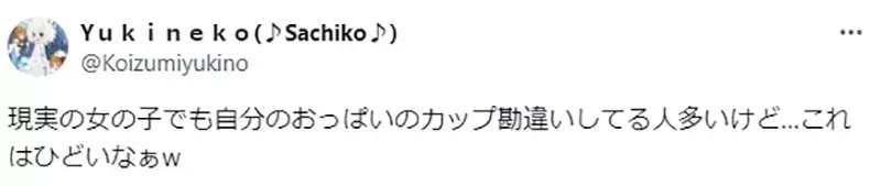 《二次元插画的罩杯问题》这种尺寸竟然说只有D罩杯？男人都容易有这种误会吗？