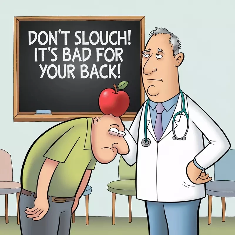 骨科医生的建议《驼背造成的8大影响》请大家随时注意自己的姿势喔