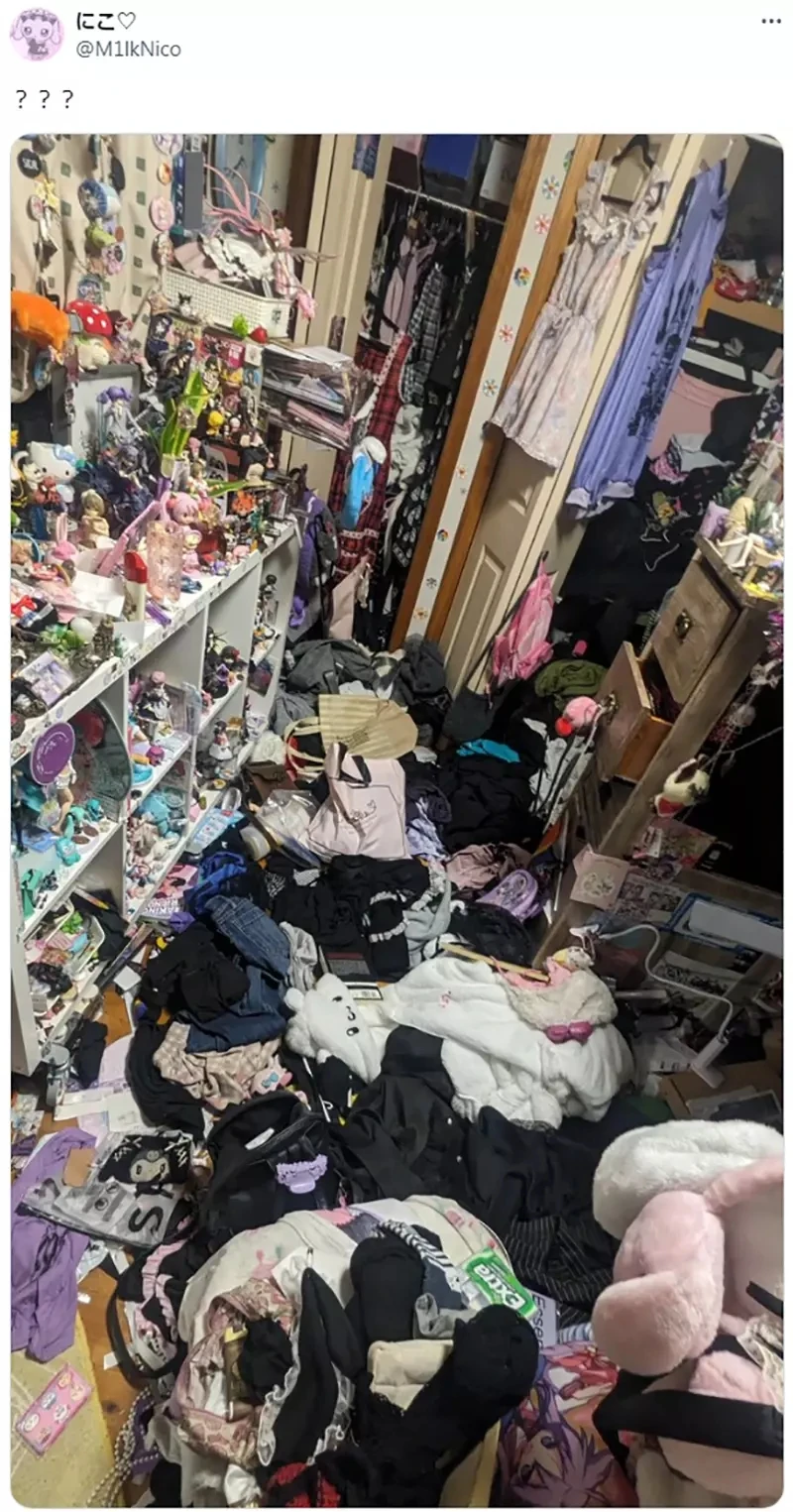《房间脏乱的女生很性感》日本网友发表特殊癖好 女性网友都来分享自己的骯脏房间了