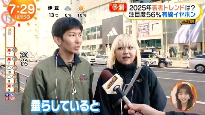 《日本年轻人关注有线耳机》既可以化身时尚配件 也向往跟别人一起听音乐