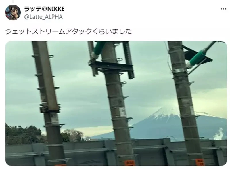 《新干线富士山摄影失败比赛》声优渡部优衣分享失败摄影作品 网友们都经历过一样的失败