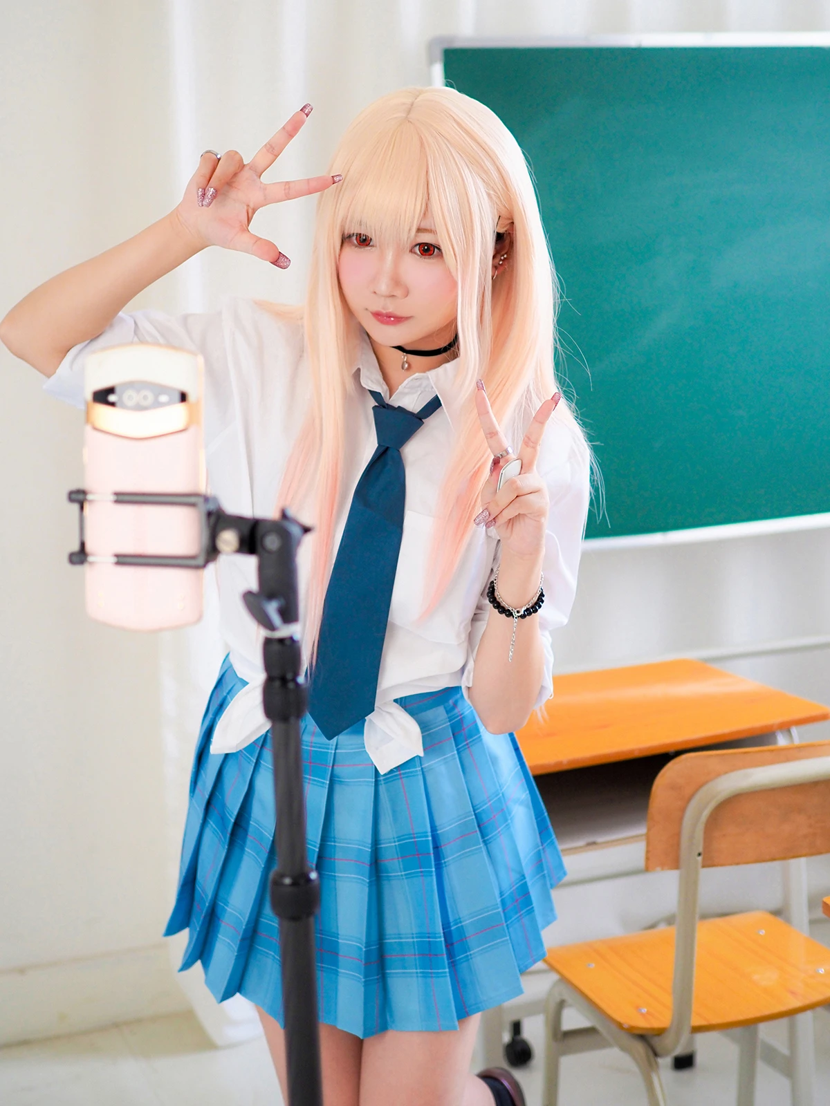 铭铭Kizami更衣人偶坠入爱河喜多川海梦制服COS