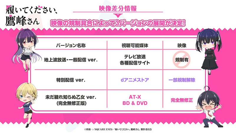 动画《鹰峰同学请穿上衣服》释出新视觉图
