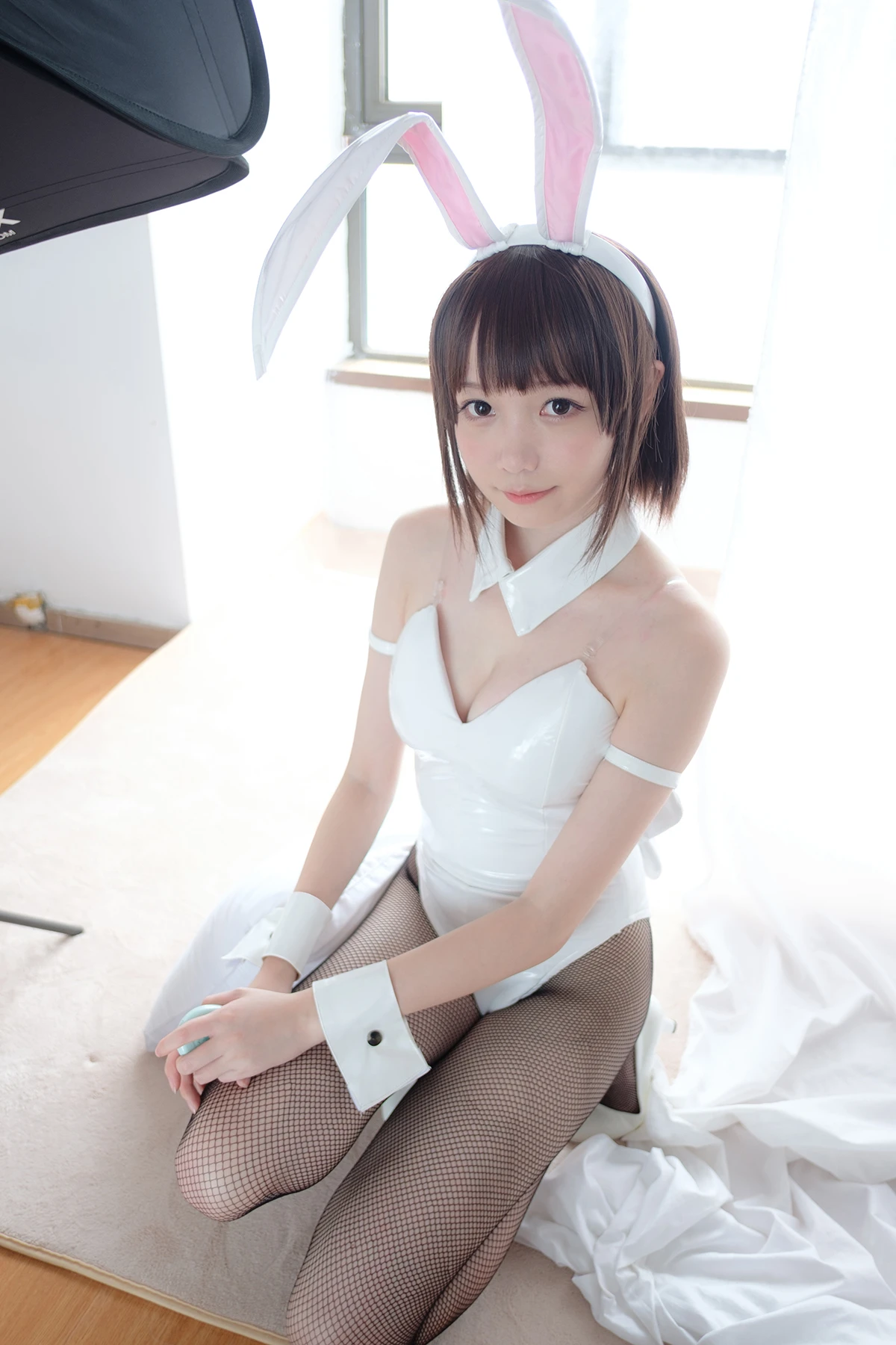 [森萝财团] LOVEPLUS-001 Aika 黑丝网袜兔女郎