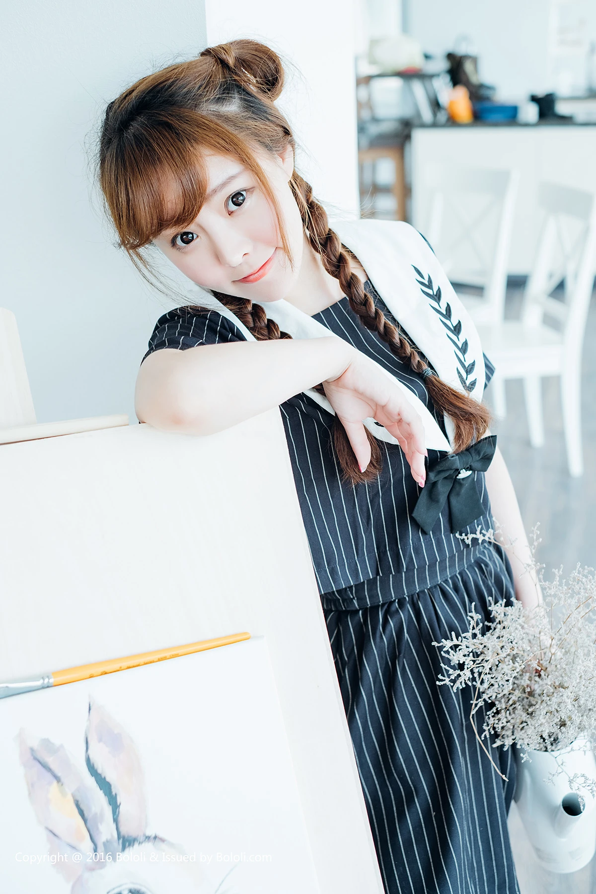 [日系偶像女团KIMOE] 激萌文化 2017.01.19 KIM017 七宝的每日一画 柳侑绮Sevenbaby