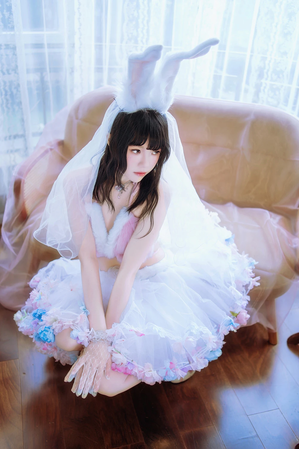 [桜桃喵] 花嫁兔
