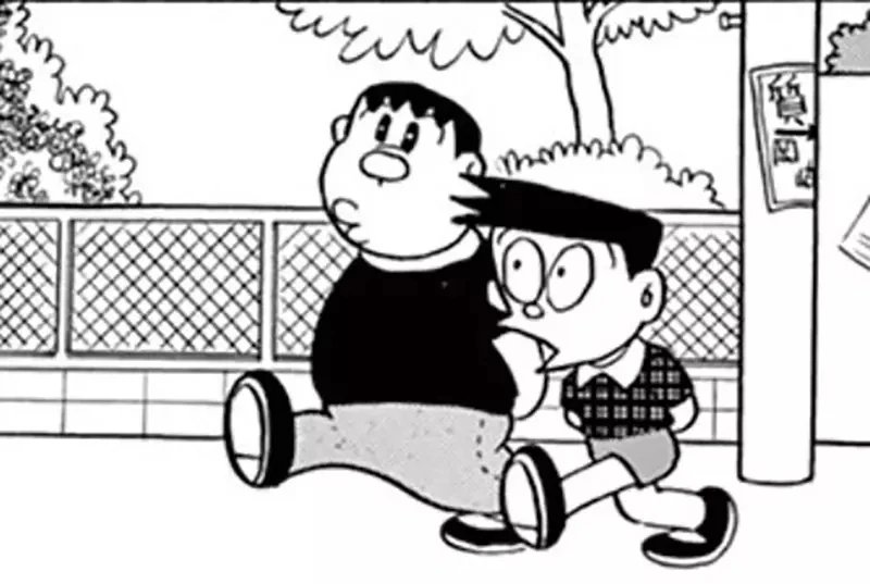 《胖虎的眼睛变迁》你印象中他是黑眼还是白眼?动画人物设计不知不觉就变了