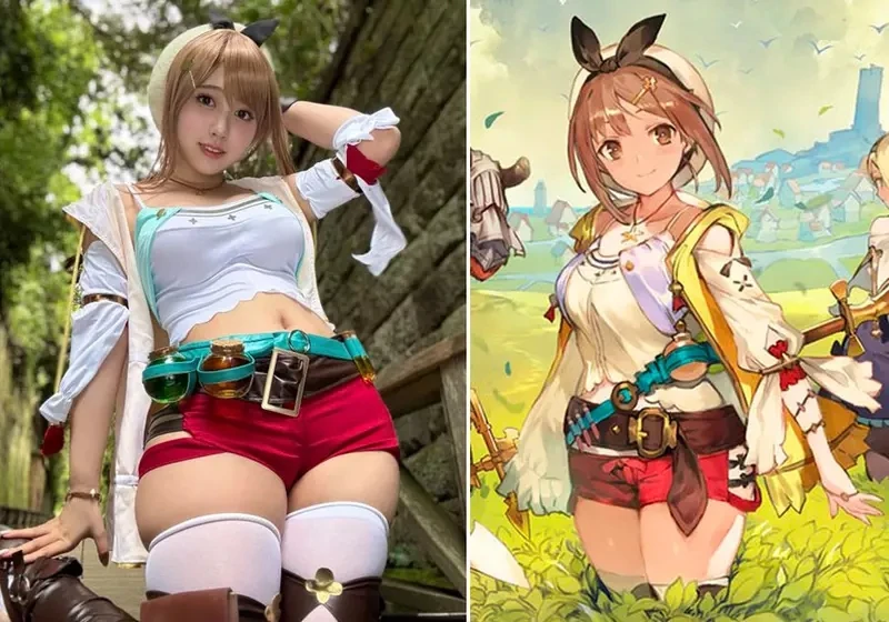 《莱莎的炼金工房》角色扮演「あゆの」被网友誉为拥有奇迹般体型的COSER