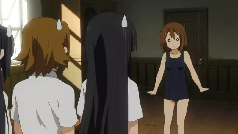 《宅宅展现纯爱的方式》看到K-ON的小唯不喜欢吹冷气 他决定自己再也不吹了