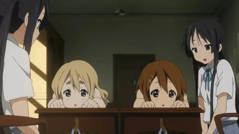 《宅宅展现纯爱的方式》看到K-ON的小唯不喜欢吹冷气 他决定自己再也不吹了