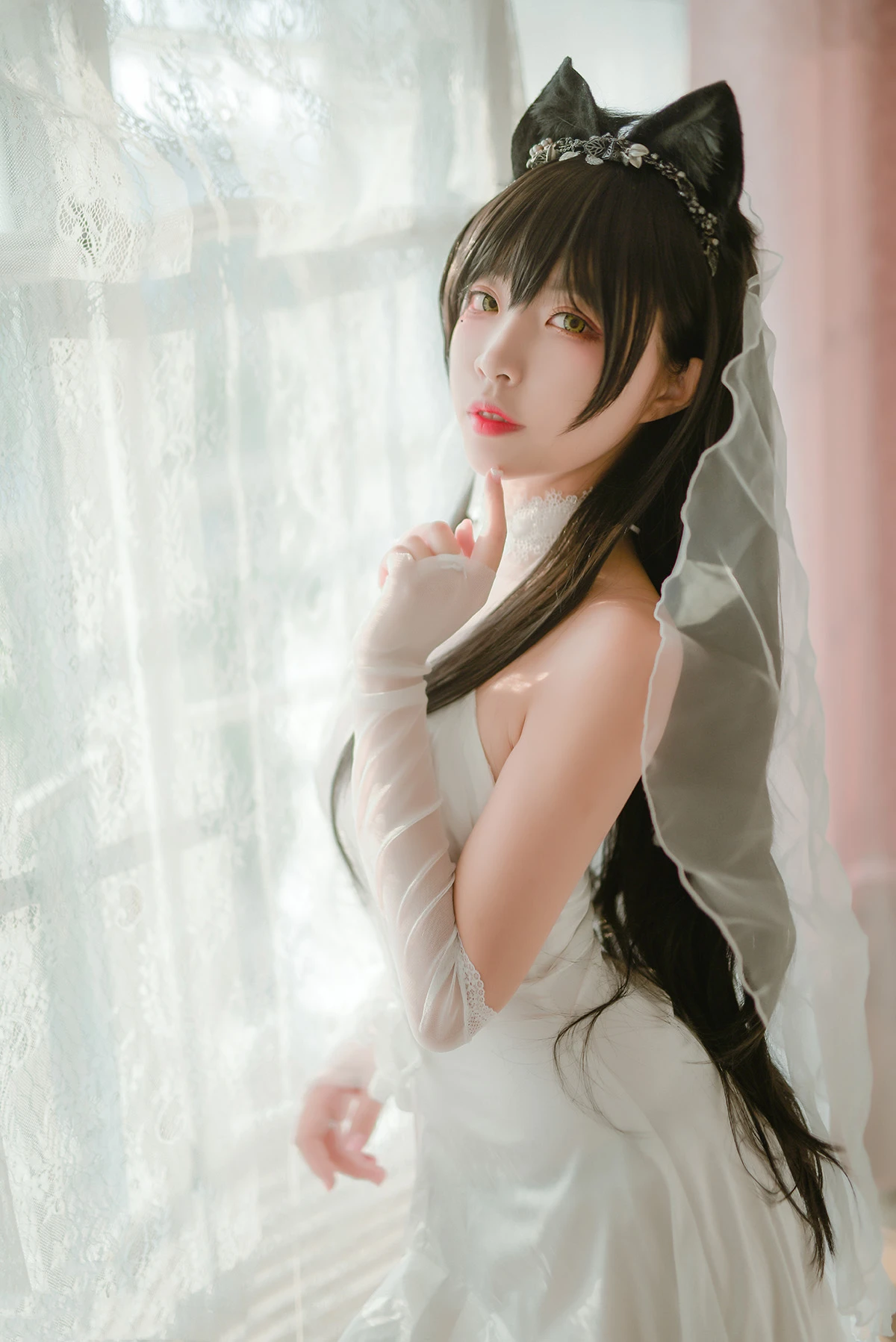 [喵糖映画] VOL.100 二佐Nisa 婚纱爱宕