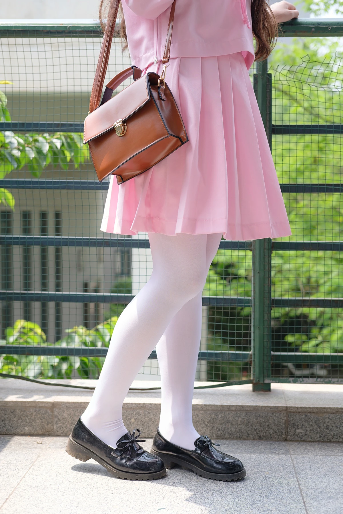 [森萝财团] X-026 JK粉色校服白丝