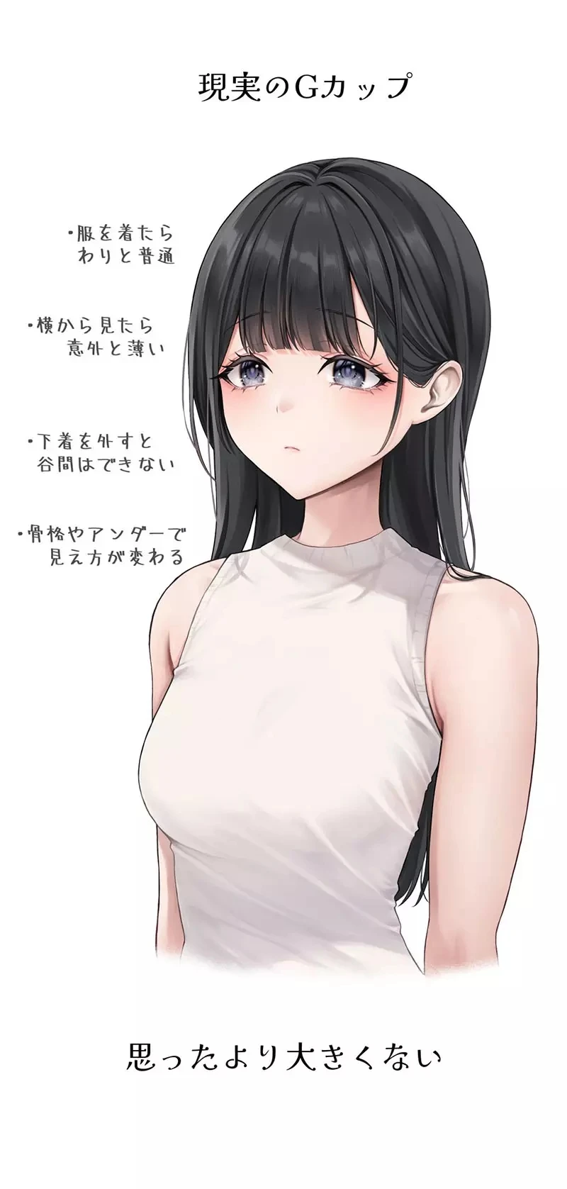 《理想与现实的G罩杯》男人总是用二次元看待三次元 实际上根本没有那么大