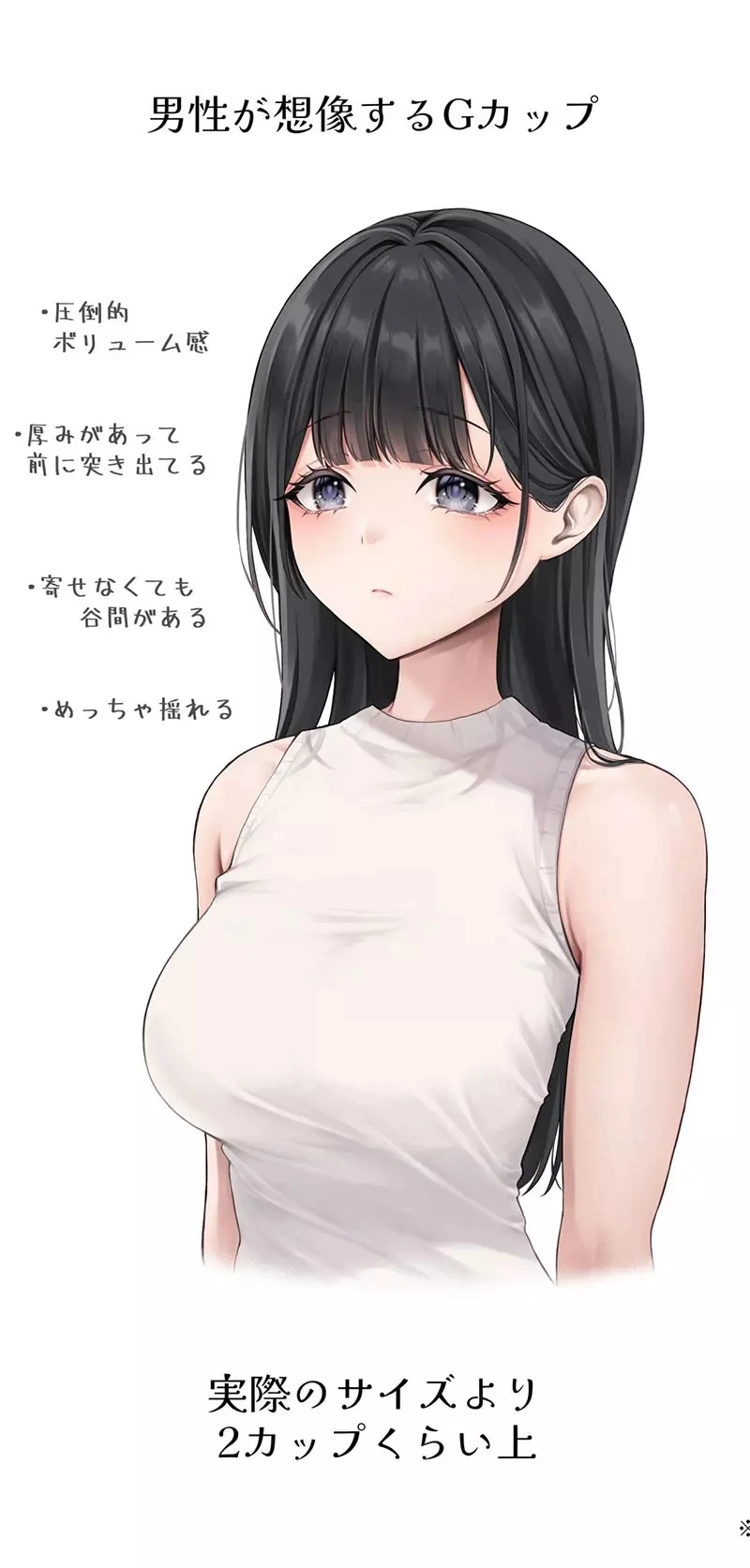 《理想与现实的G罩杯》男人总是用二次元看待三次元 实际上根本没有那么大