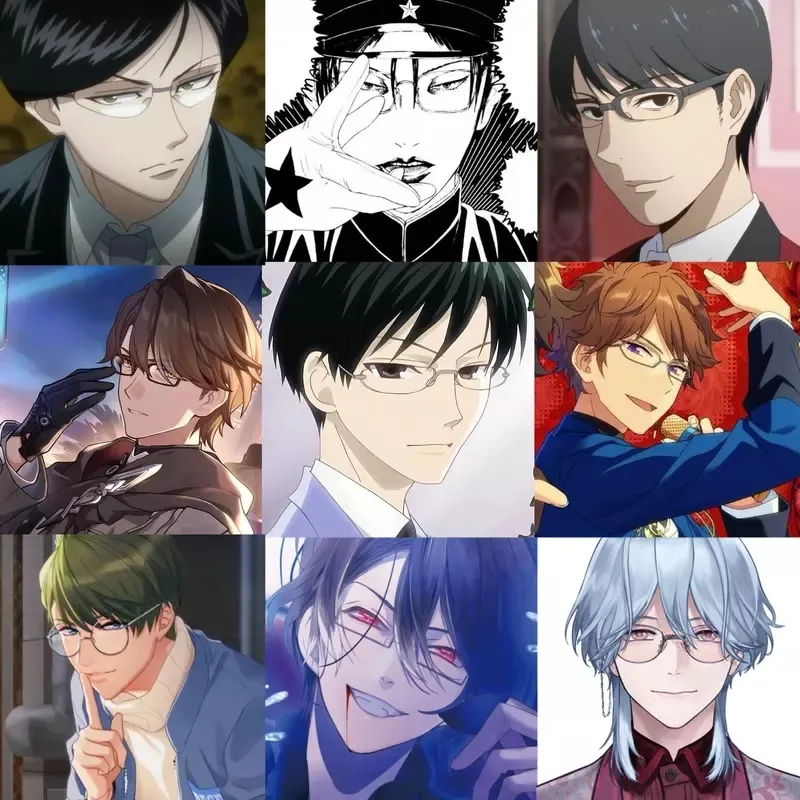 《动漫眼镜男》日本网友将他们分成4大类 最令人感动的是精神层面的眼镜?