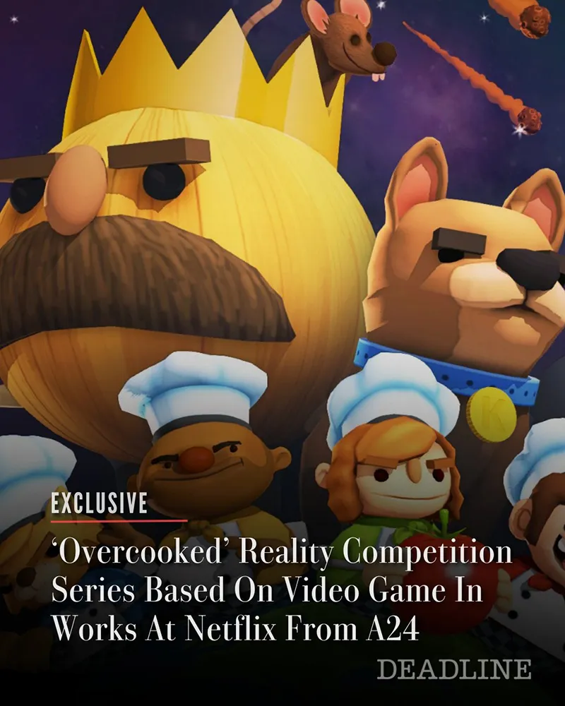 火烧厨房名作《胡闹厨房》改编“真人实境秀”Netflix节目传由A24改编制作中