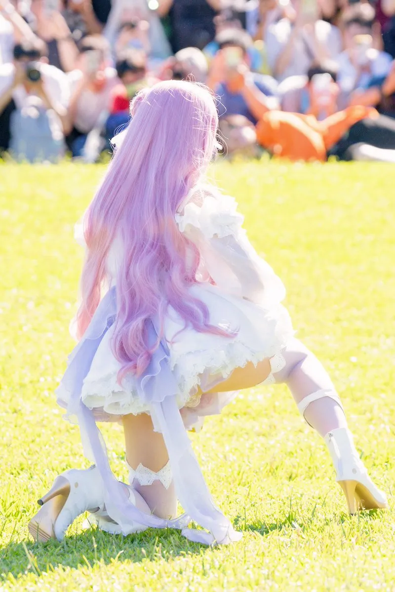 えなこ来到台湾Cos《胜利女神：NIKKE》桃乐丝 满满人龙连日本网友都称羡 : 就是本人！