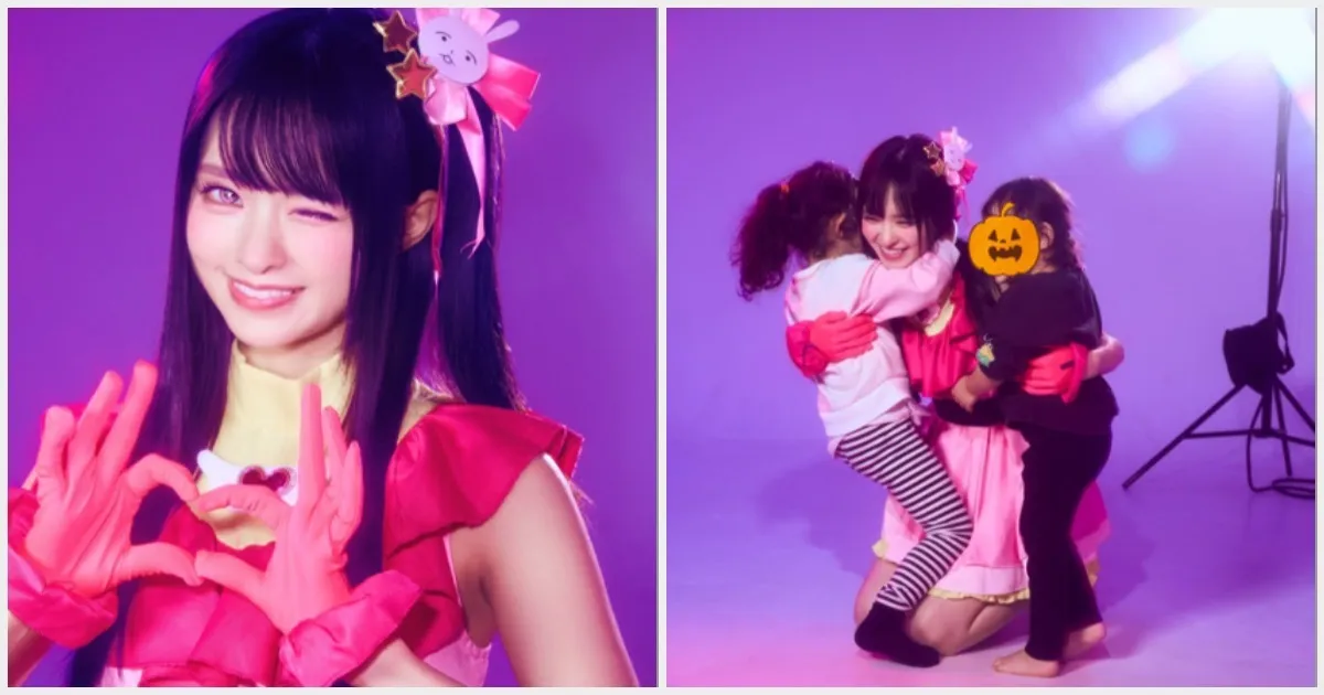 “最终未来少女”单亲妈妈藤咲凪Cos《我推的孩子》星野爱 还带两个小孩完全是真实的爱！