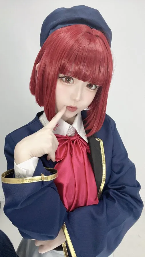 我要成为你推的孩子!Coserちろる扮《我推的孩子》有马加奈淘气扮相博网友赞赏