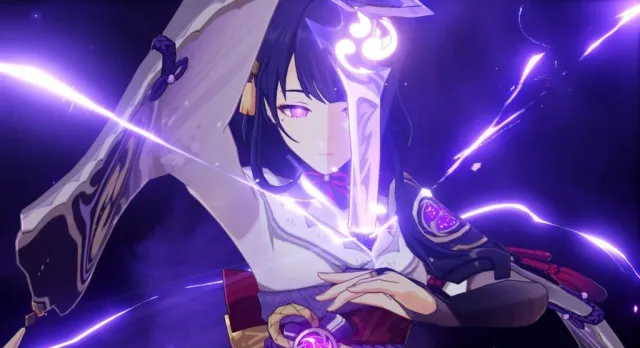 日本Coser仓地那侑扮《原神》雷电将军 展现雷神女王高贵姿态!