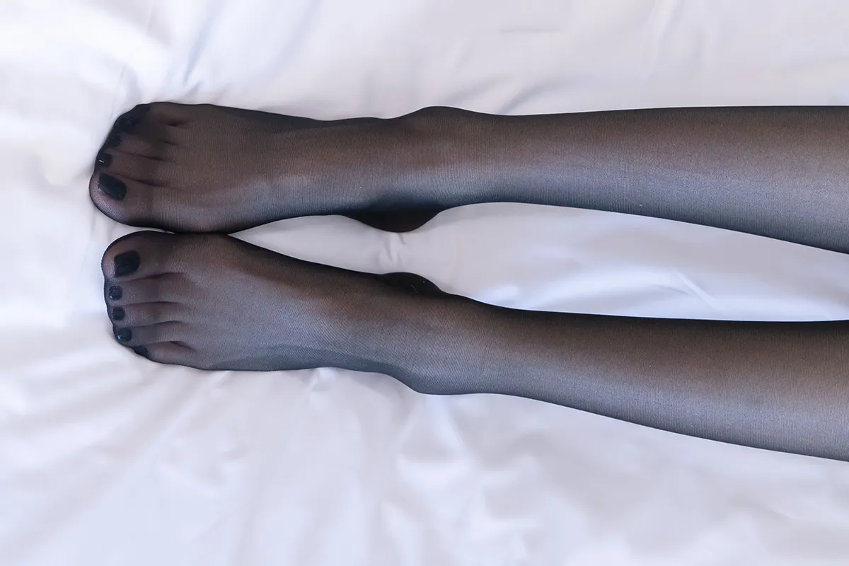 [BoBoSocks袜啵啵] No.412 稚予-透明高跟鞋、黑丝、裸足