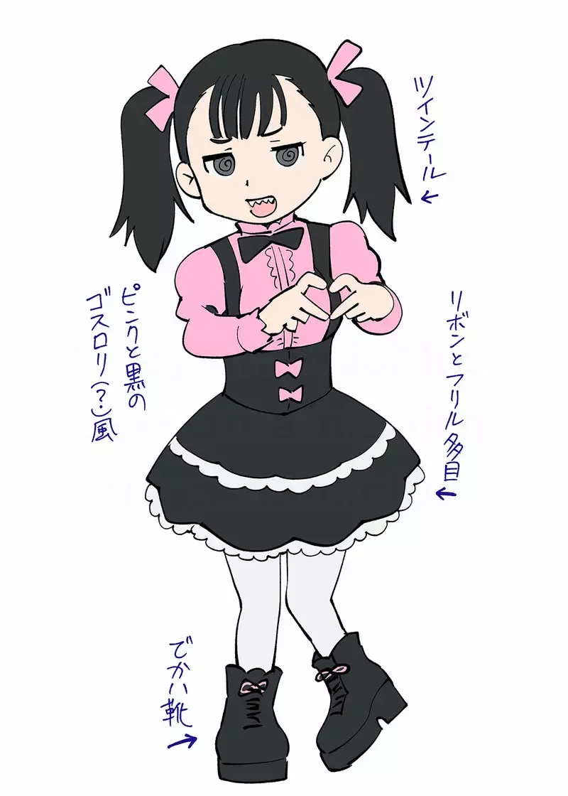 漫画家好奇《地雷系穿搭的起源》好像没有这种风格的知名角色?