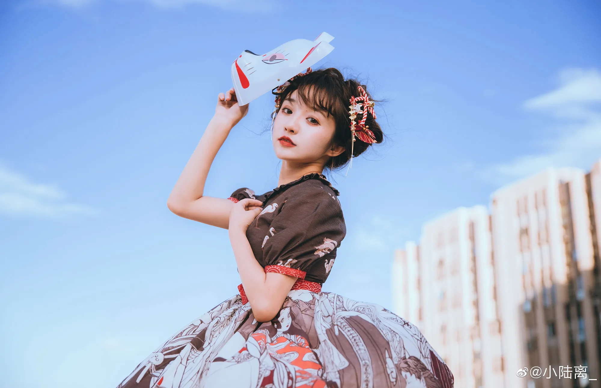在云朵里跳舞