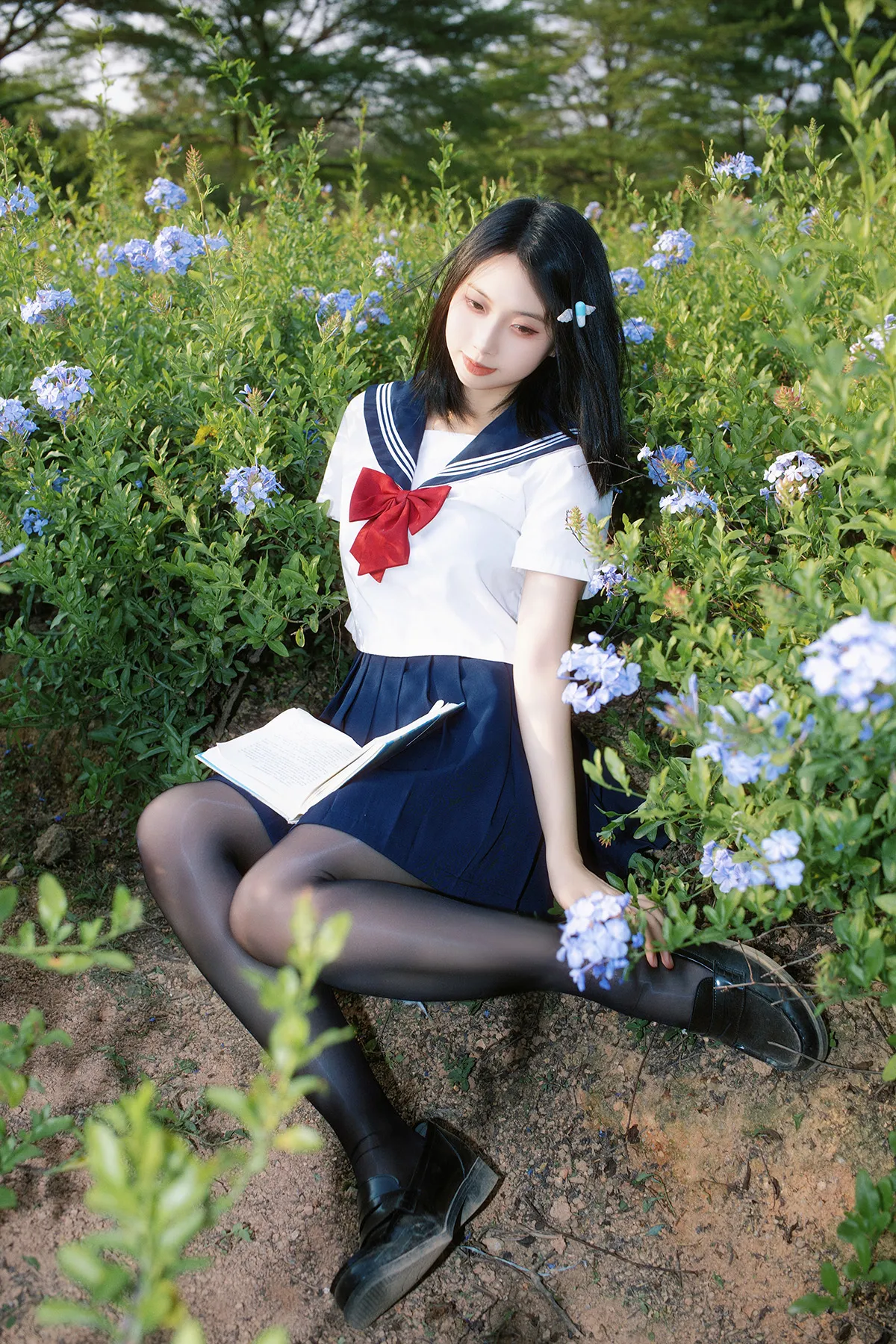 [七只红豆] 蓝花JK