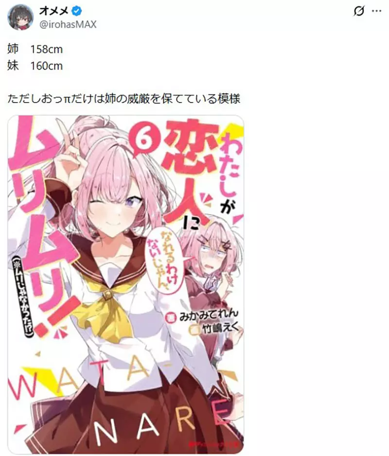 《动漫中的姐妹》妹妹常常长得比姐姐成熟?宅宅们脑中浮现出各种例子了