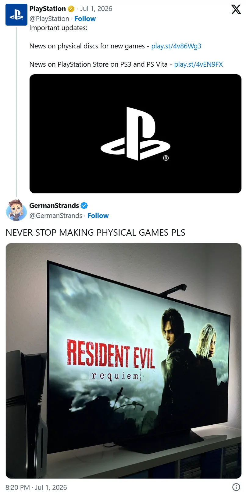 索尼自2028年起全面停产PlayStation实体光碟 未来新作仅有数字版发售
