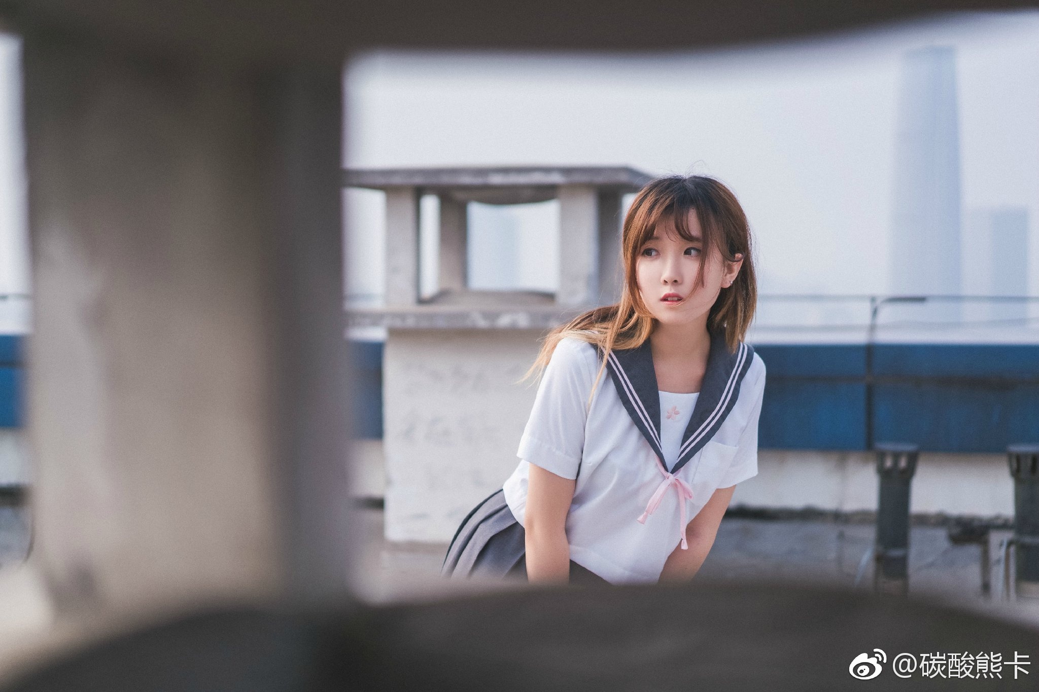 一只可爱的妹子