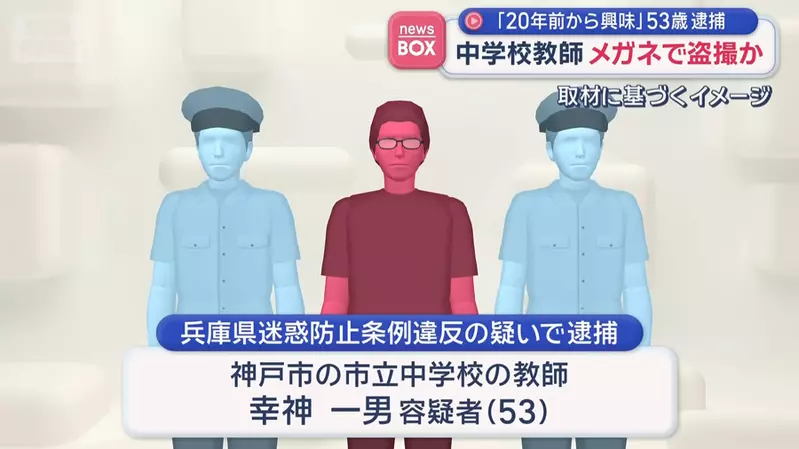 因为对欧派有兴趣的偷拍男 结果看得太尽兴被人察觉不对而被逮捕