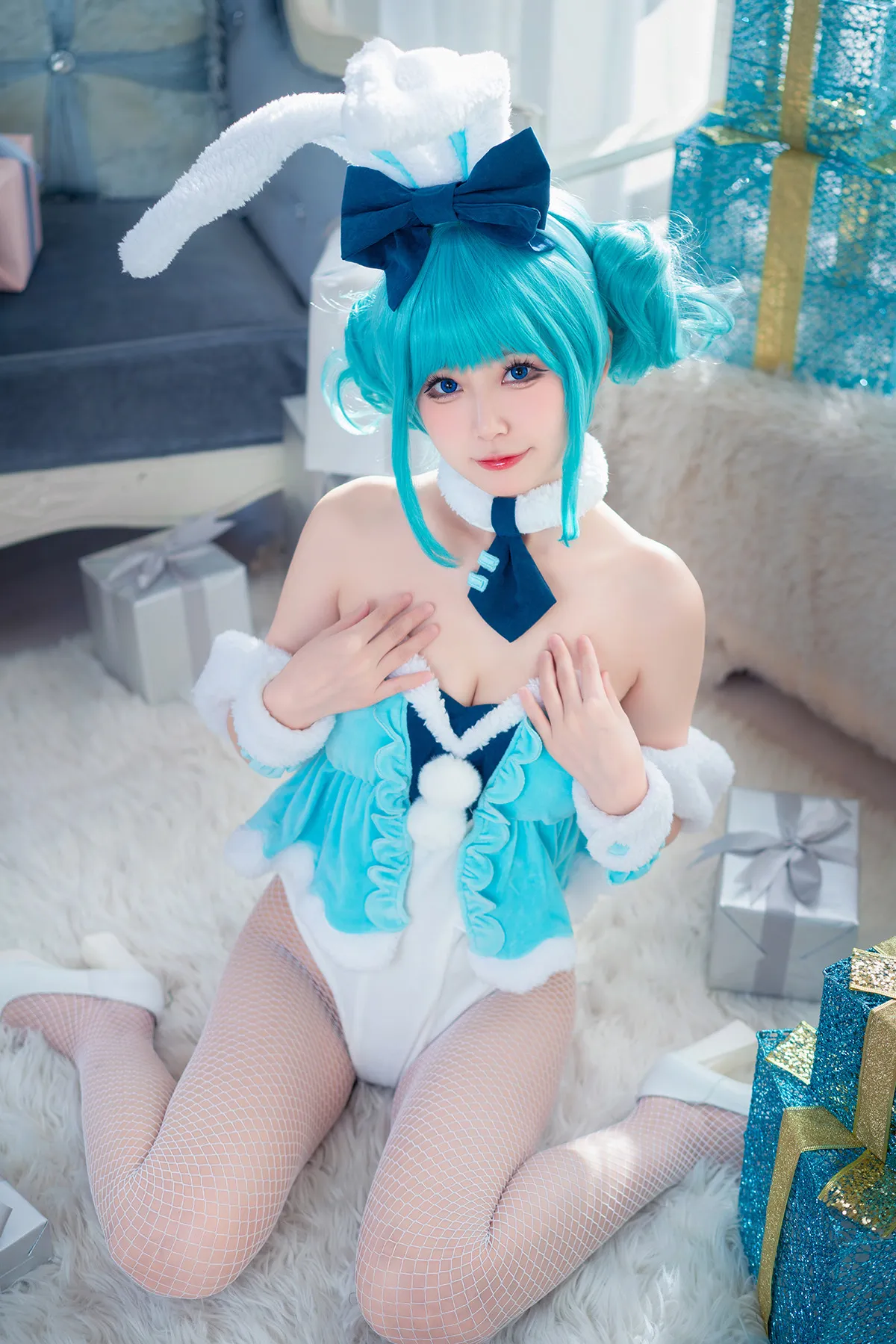 [猫大人] 初音白兔