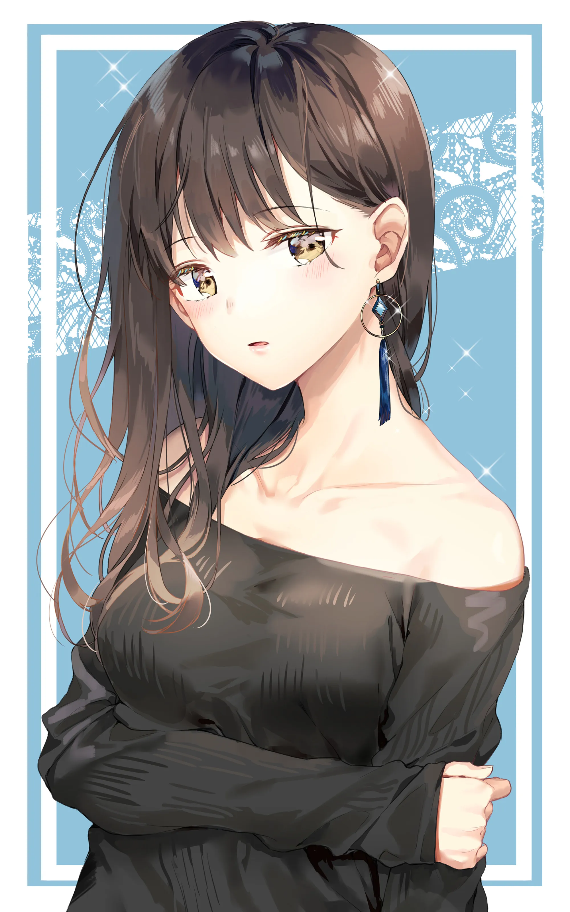 [Pixiv精选]大胆的装束♡露肩装少女特辑