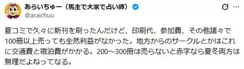 《日本同人志危机》印刷成本年年飙涨 潜规则售价不能超过1000日元让创作者吃不消