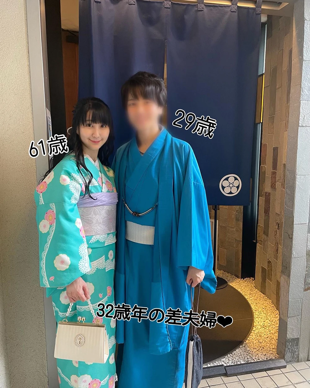 61岁女与29岁男的夫妻《32岁最萌年龄差》在IG上晒恩爱引起大量网友的注意
