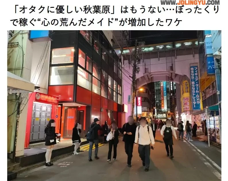 《秋叶原对宅宅不友善》宅宅之城变质的原因?女仆专门坑杀外国游客