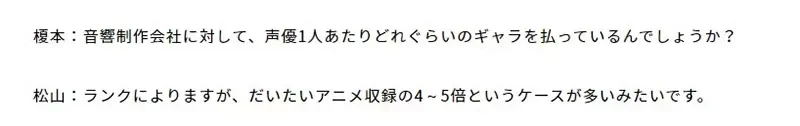 《榎本温子╳松山洋》声优配游戏薪水高出动画好几倍 音响公司抽油水是业界惯例？
