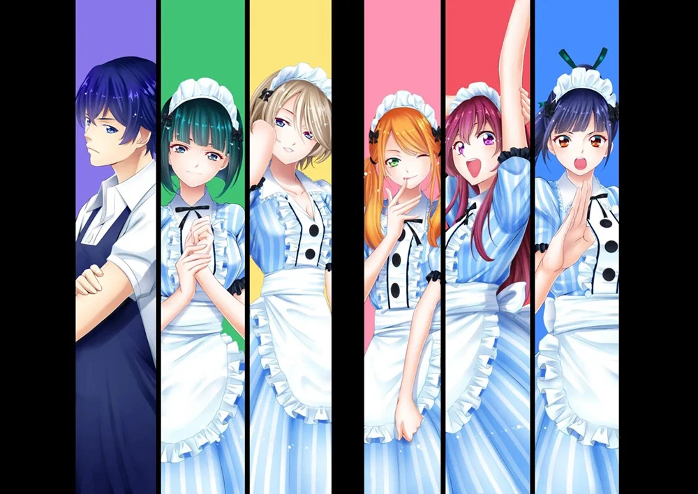 与五名美少女的浪漫喜剧尚未结束《女神的露天咖啡厅》将于2024年推出第二季电视动画!