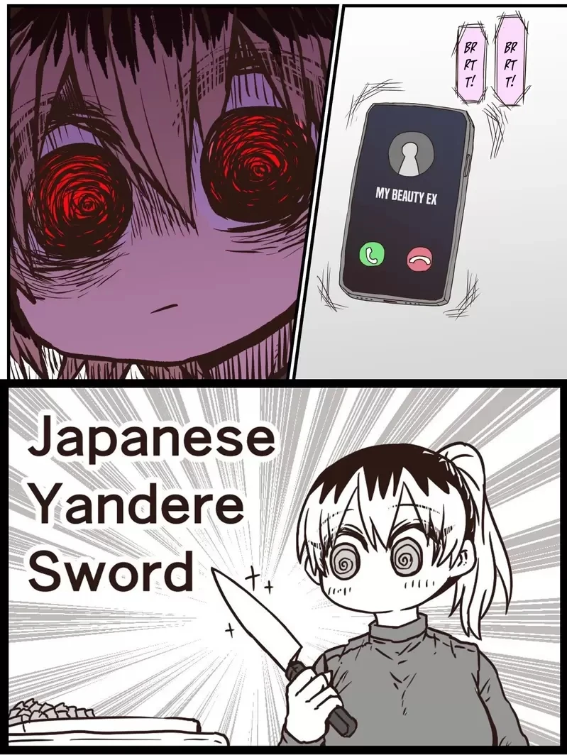 《日本病娇剑》病娇女主角手上总会有菜刀？这种刻板印象已经深入人心了