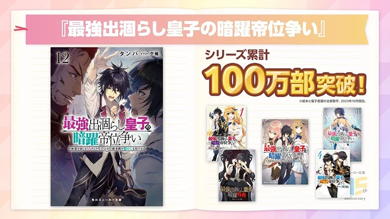 轻小说《最强废渣皇子暗中活跃于帝位之争》动画化企划进行中