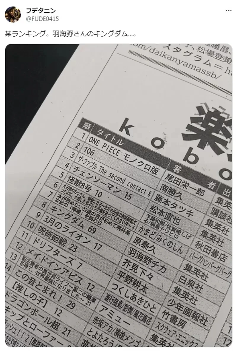 《写错的漫画书单激发网友想像力》平野耕太画的咒术回战？羽海野千花也说好想看