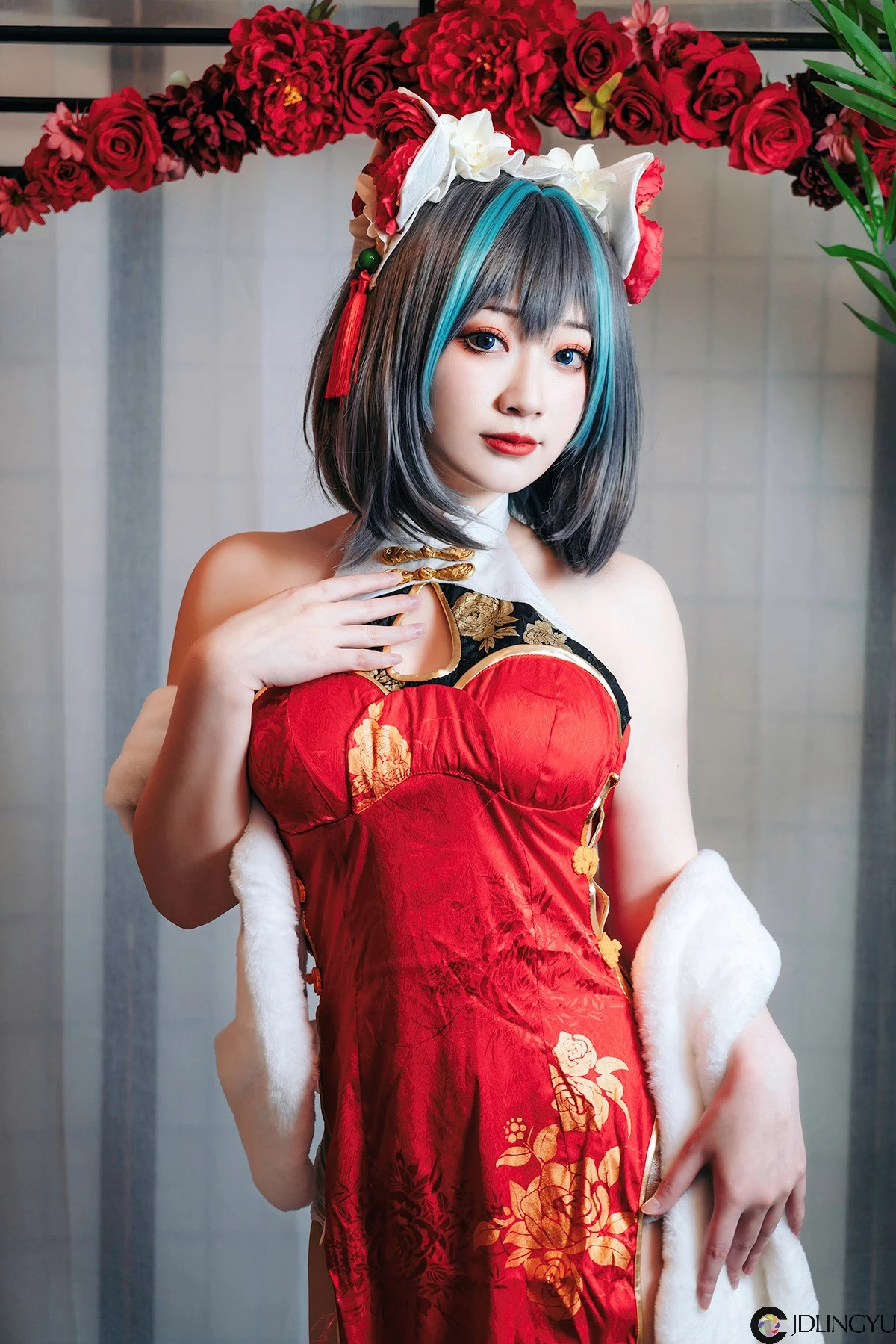 [桃墨公子x] 柴郡旗袍