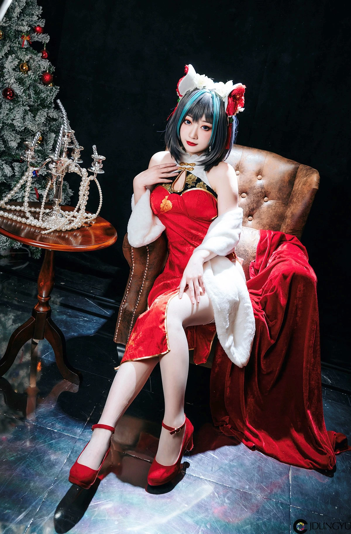 [桃墨公子x] 柴郡旗袍